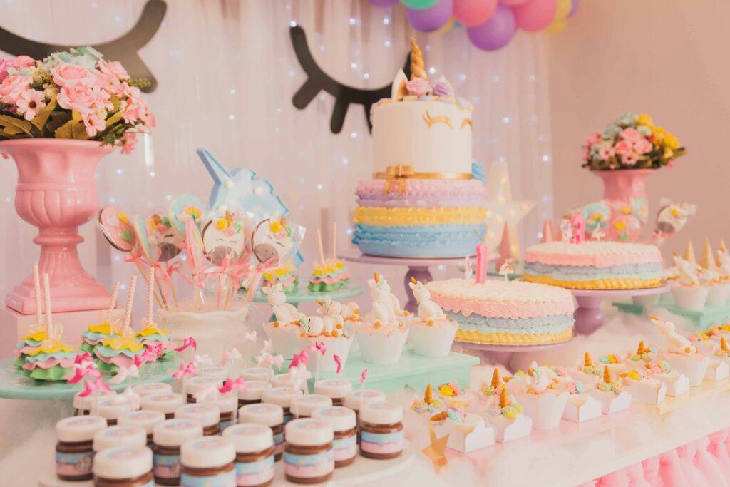 A cake buffet